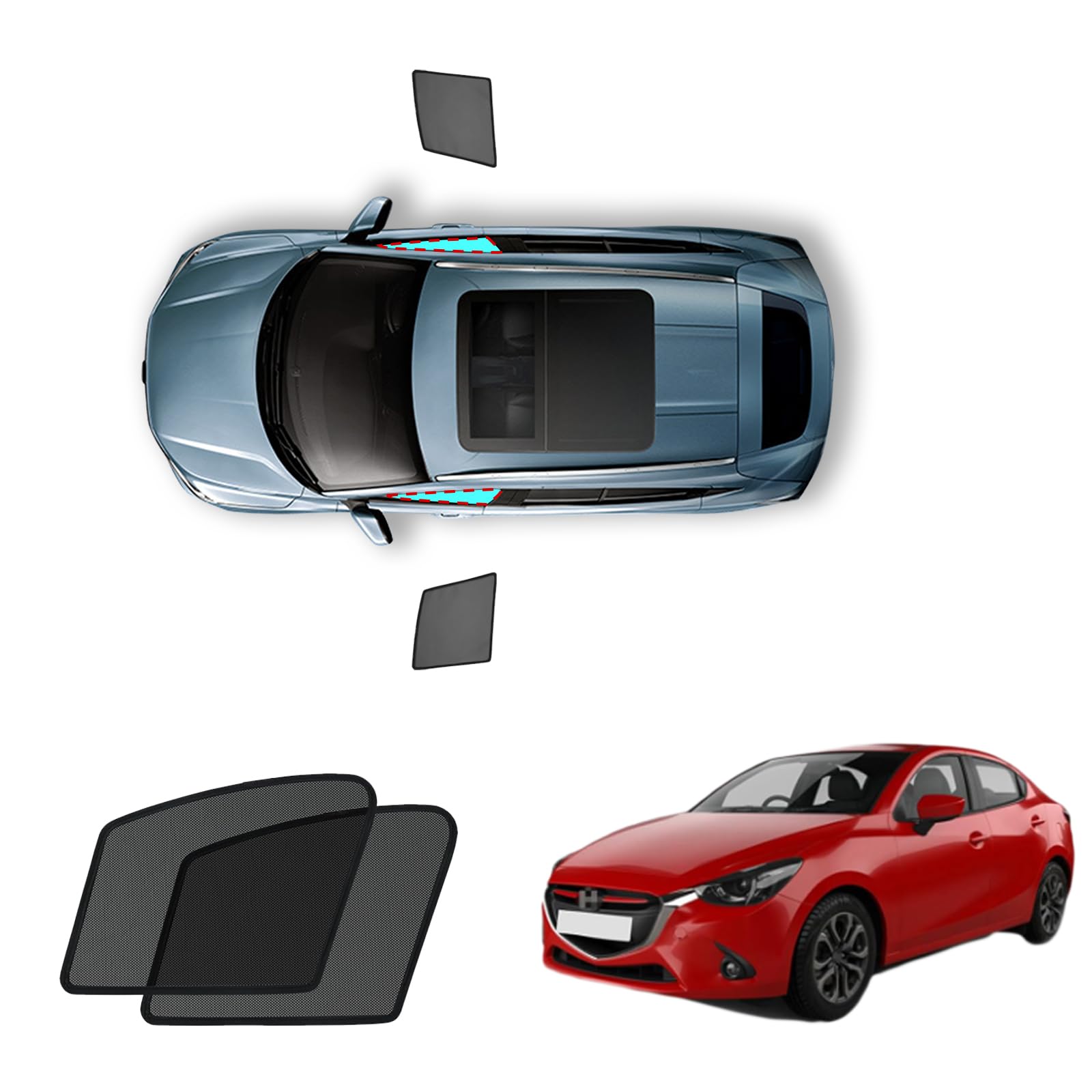 Amazon | マツダ デミオ DE系 Demio Mazda 2 2015-2019年に対応 車用